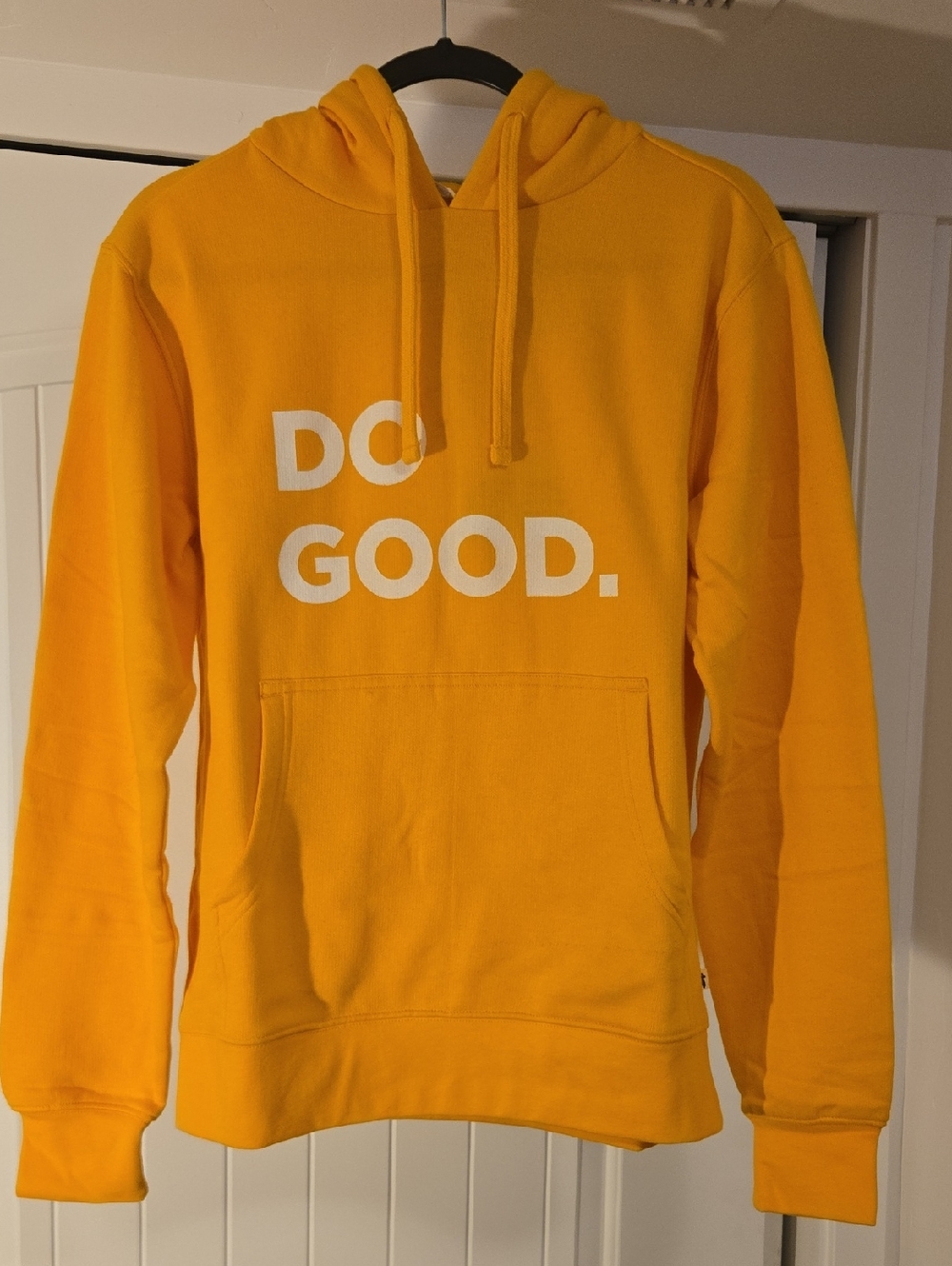 Cotopaxi Do Good Canary Yellow Hoodie  Pullover Sweatshirt